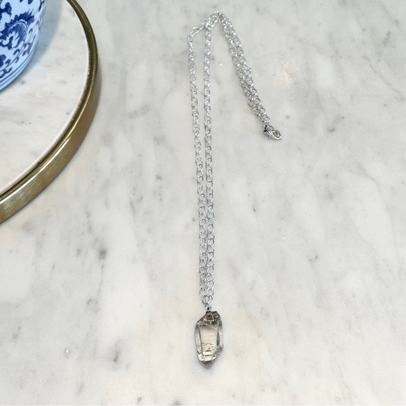 Crystal Quartz Pendant Necklace - Picture 1 of 2